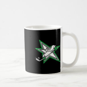 Hockey Lone Star-Logo Spieler Maskottchen Cartoon  Kaffeetasse