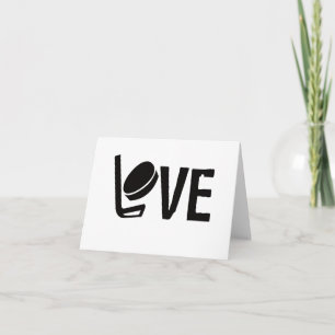 Hockey Love Blank N'Importe Quelle Occasion Carte 