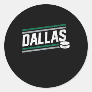 Hockey Lover| Cooler Dallas Hockey Power Play Runder Aufkleber