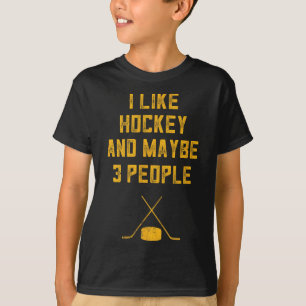 Hockey Lover für Männer, die ich mag Hockey und vi T-Shirt