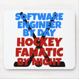 Hockey Lover Software Engineer Mousepad