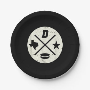 Hockey Lover   Style, Texas Dallas Ice Hockey Pappteller
