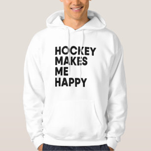 Hockey Macht Mich Glücklich Eishockey Junge Hoodie