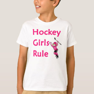 Hockey-Mädchen-Regel T-Shirt