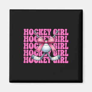 Hockey Mädchen Street-Hockey Mädchen Kokette Schle Magnet