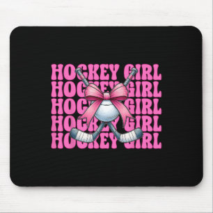 Hockey Mädchen Street-Hockey-Mädchen Kokette Schle Mousepad