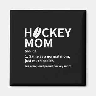 Hockey-Mama-Definition Eishockeyspieler Lustig Hoc Magnet