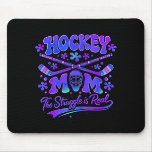 Hockey-Mama Der Kampf Ist Echt Torwartmaske Sticks Mousepad