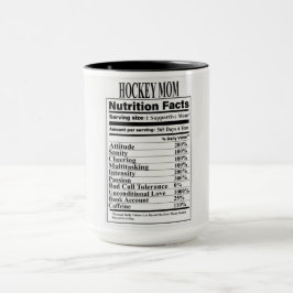 Hockey Mama Ernährung Fakten Tasse