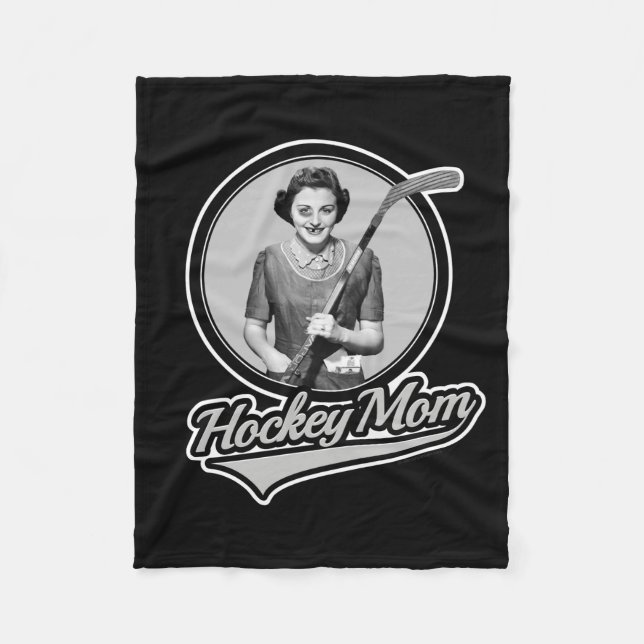 Hockey-Mama Fleecedecke (Vorderseite)