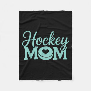 Hockey-Mama Frauen Eishockeyspielerin Eishockey 1 Fleecedecke