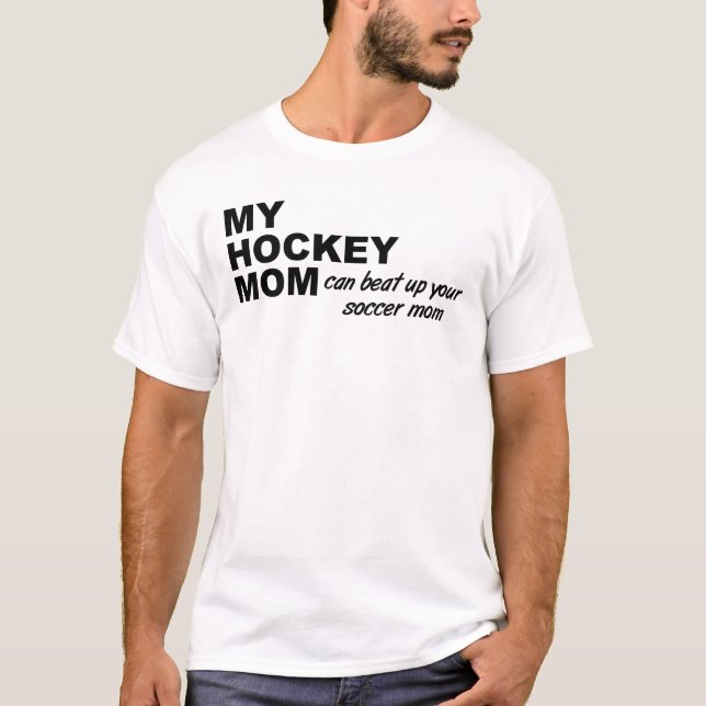 Hockey Mama Funny Tshirt (Vorderseite)