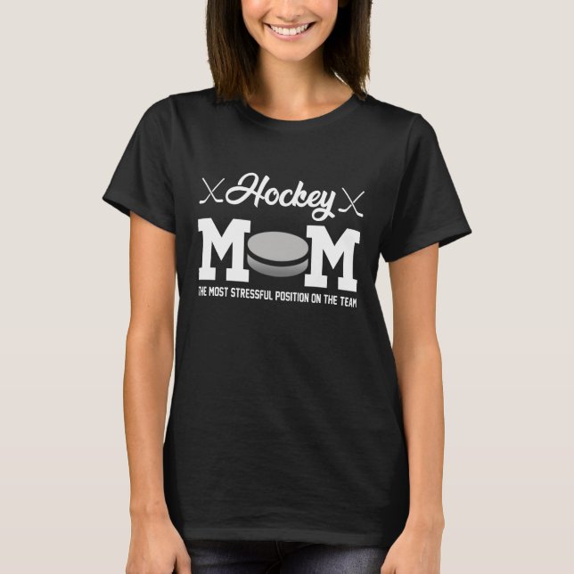 Hockey-Mama-Geschenk für Mama T-Shirt (Vorderseite)