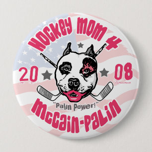 Hockey-Mama-Gruben-Stier-Lippenstift 2 Button
