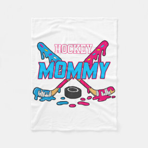 Hockey-Mama-Hockey-Eiscreme-Tropf-Jungs-Eishockey Fleecedecke