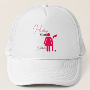 Hockey-Mama Hot Pink Truckerkappe