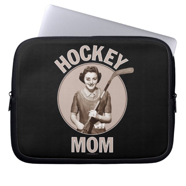 Hockey-Mama Laptopschutzhülle (Vorderseite)