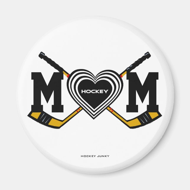 HOCKEY MAMA MAGNET (Vorne)