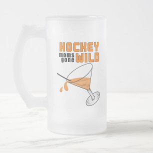 Hockey-Mama-Party-Tasse Mattglas Bierglas