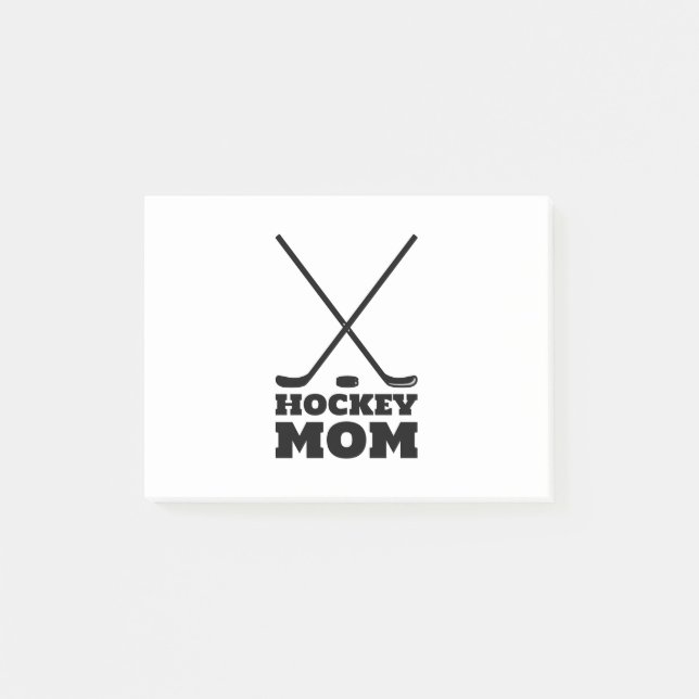 Hockey-Mama Post-it Klebezettel (Vorderseite)
