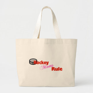 Hockey-Mama-Regel-Taschen-Tasche Jumbo Stoffbeutel