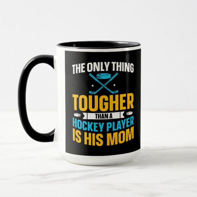 Hockey-Mama Square Tasse (Links)