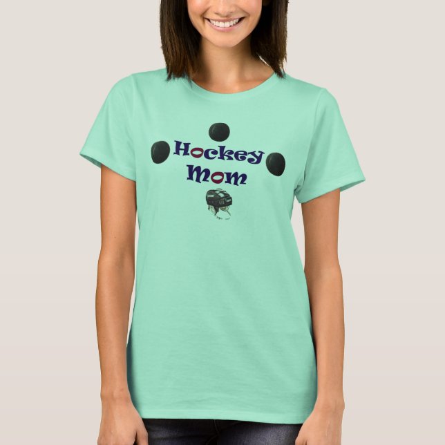 Hockey-Mama T-Shirt (Vorderseite)