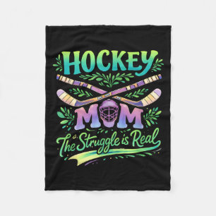 Hockey-Mama The Struggle Is Real Teamgeist Eltern Fleecedecke