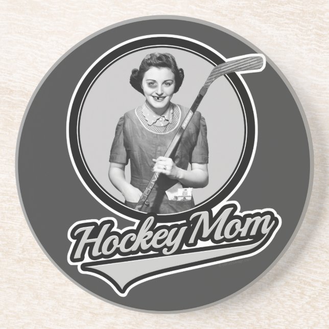 Hockey-Mama Untersetzer (Vorne)
