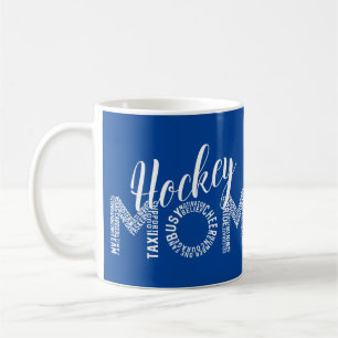 Hockey Maman Mot Art Café Mug