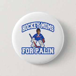 Hockey-Mamas für Palin Button