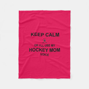 Hockey-Mamma behalten ruhige Fleece-Decke Fleecedecke