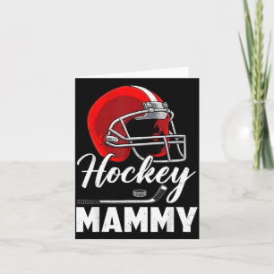 Hockey Mammy Hockey Spieler Familie passend Karte