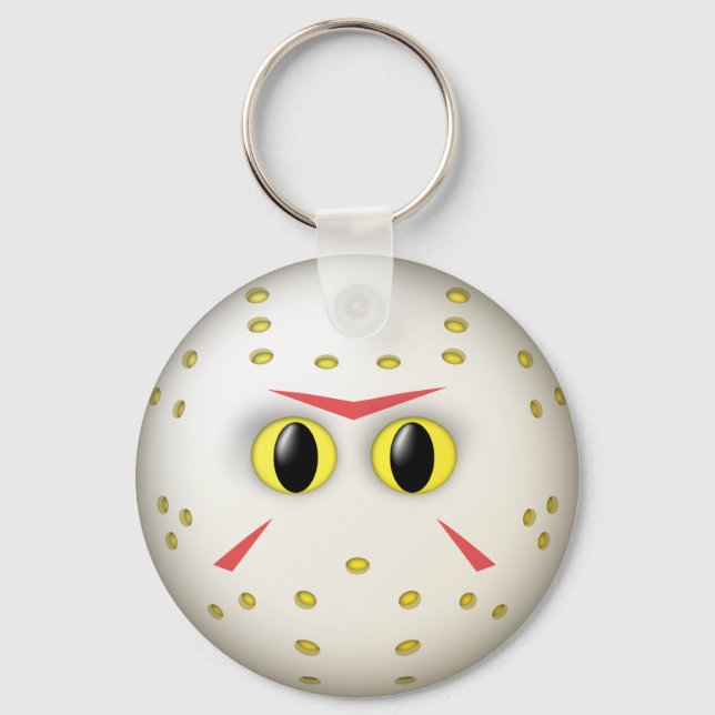 Hockey-Maske Schlüsselanhänger (Vorderseite)