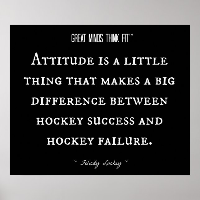 Hockey mit Attitude 005 Poster (Vorne)