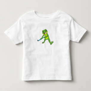 Hockey mit Hockey-Schläger Kleinkind T-shirt
