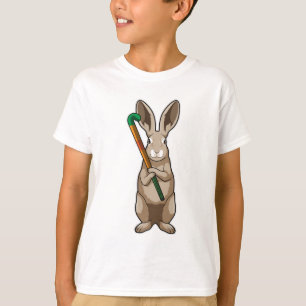 Hockey mit Hockeyschläger T-Shirt