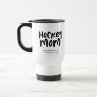 Hockey Mom trendschwarzer Typ personalisiert