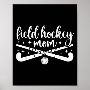 Hockey-Mutter Feldhockey-Spielerin Mutter Feldhock Poster