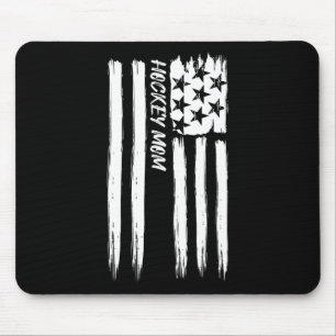 Hockey-Mutter-Flagge Sport Patriotisch USA Amerika Mousepad