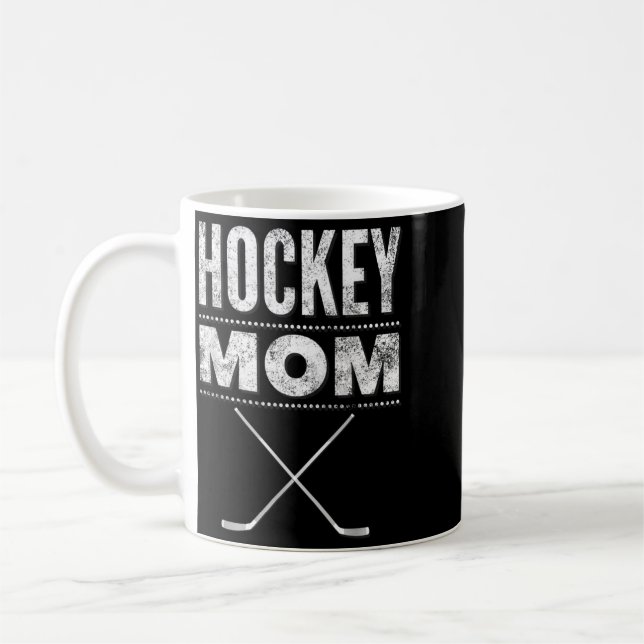 Hockey-Mutter-Shirt zum Muttertag Kaffeetasse (Links)