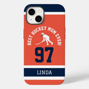 Hockey-Mutter-Trikotnummer-Handyhülle Case-Mate iPhone 14 Hülle