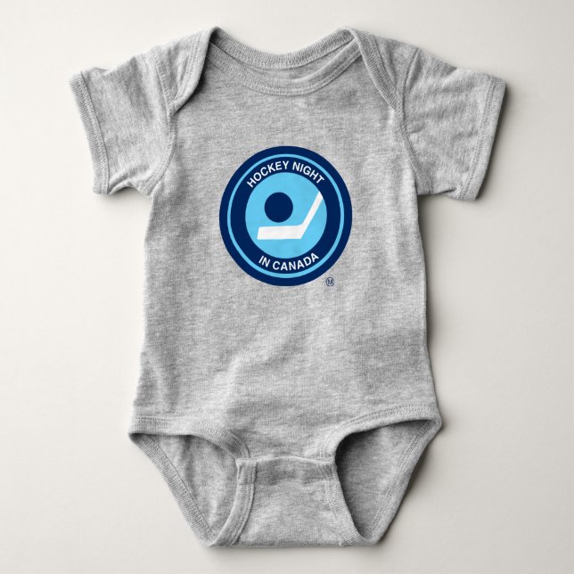 Hockey Night in Canada Retro-Logo Baby Strampler (Vorderseite)