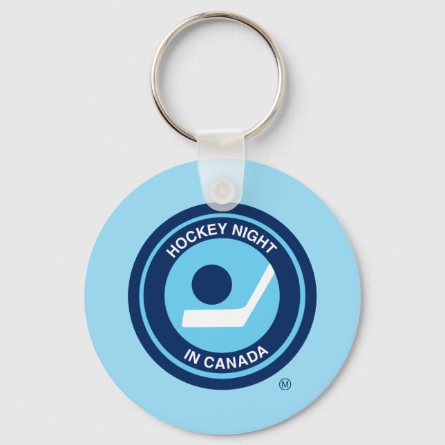 Hockey Night in Canada Retro-Logo Schlüsselanhänger (Vorderseite)