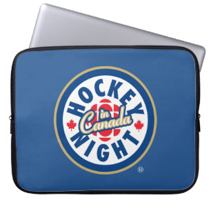 Hockey Night - Logo in Kanada Laptopschutzhülle
