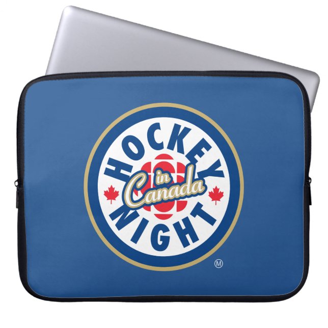 Hockey Night - Logo in Kanada Laptopschutzhülle (Vorderseite)