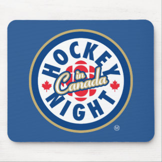 Hockey Night - Logo in Kanada Mousepad