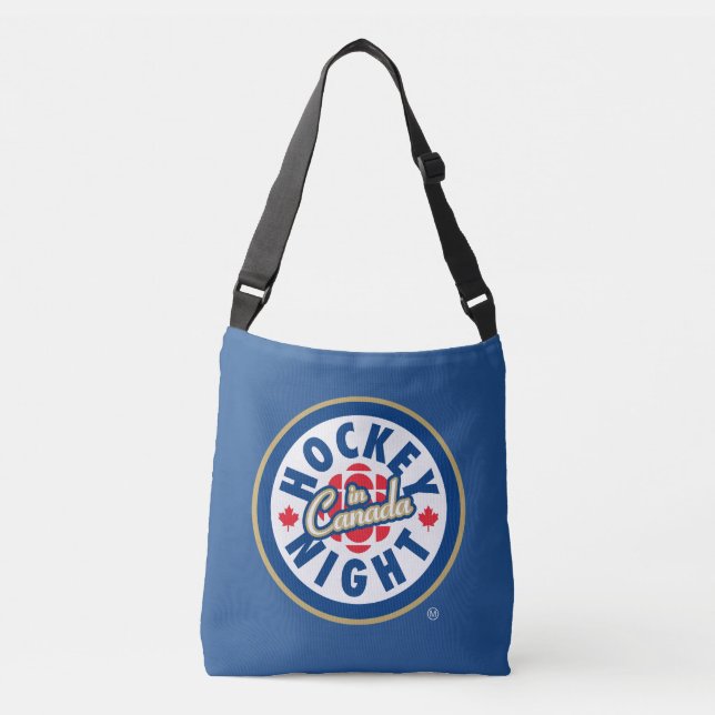 Hockey Night - Logo in Kanada Tragetaschen Mit Langen Trägern (Vorderseite)