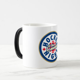 Hockey Night - Logo in Kanada Verwandlungstasse