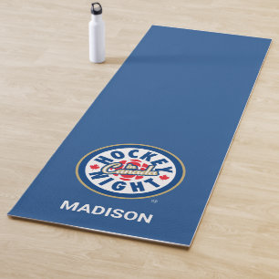 Hockey Night - Logo in Kanada Yogamatte